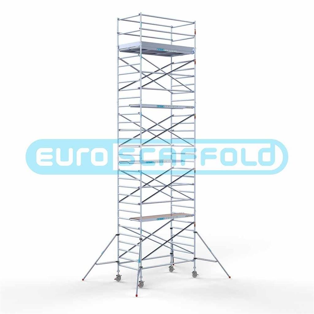 Rolsteiger Euroscaffold Professional 135x190 4,2m werkhoogte tegen de gevel